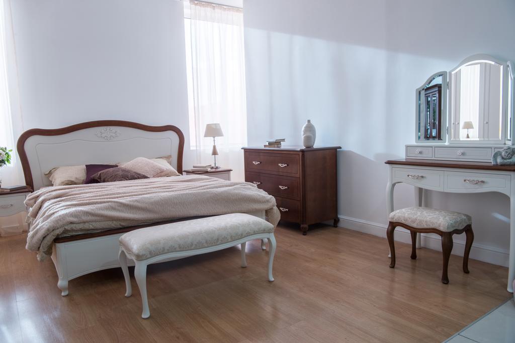 Interior of cozy bedroom in modern design - Photo, Image