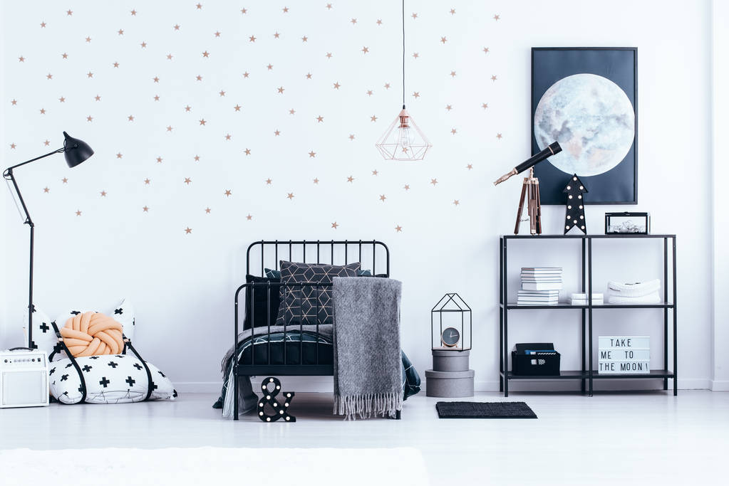 Astrology themed bedroom for kid - Photo, Image