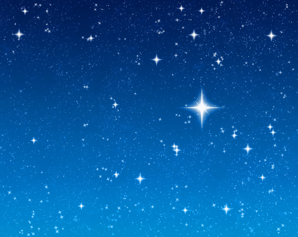 Brilhante desejando estrela
 - Foto, Imagem