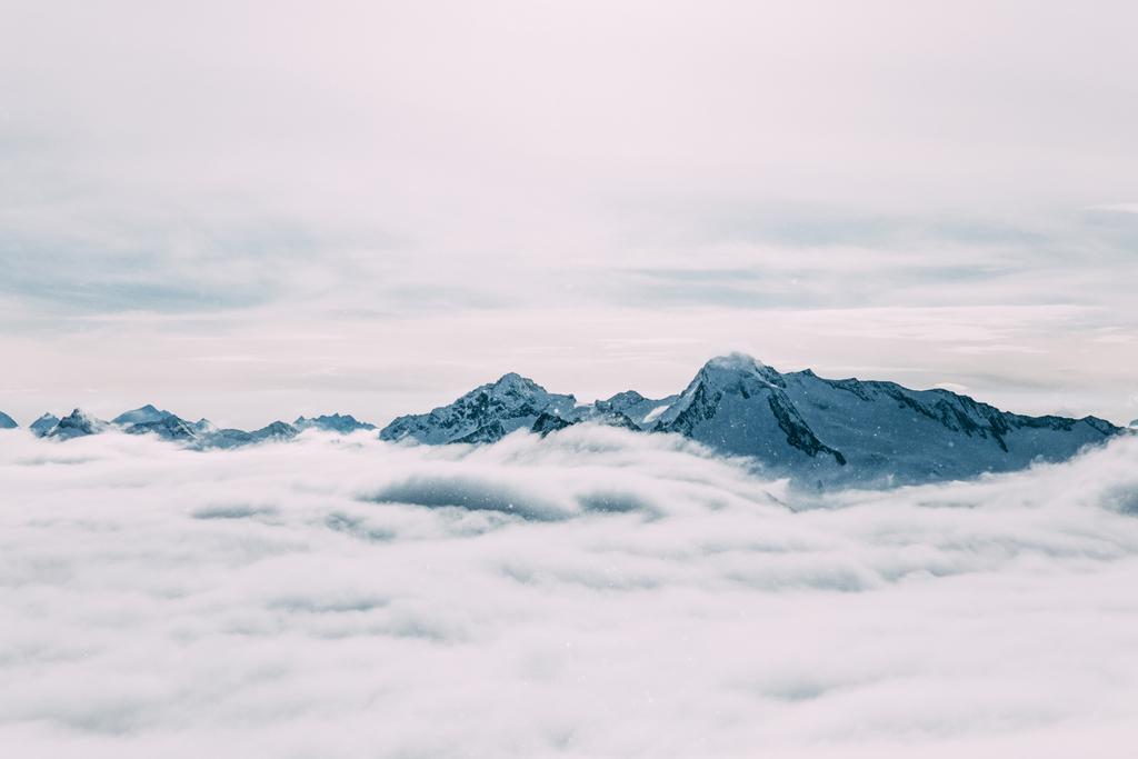 clouds and peaks - Photo, Image