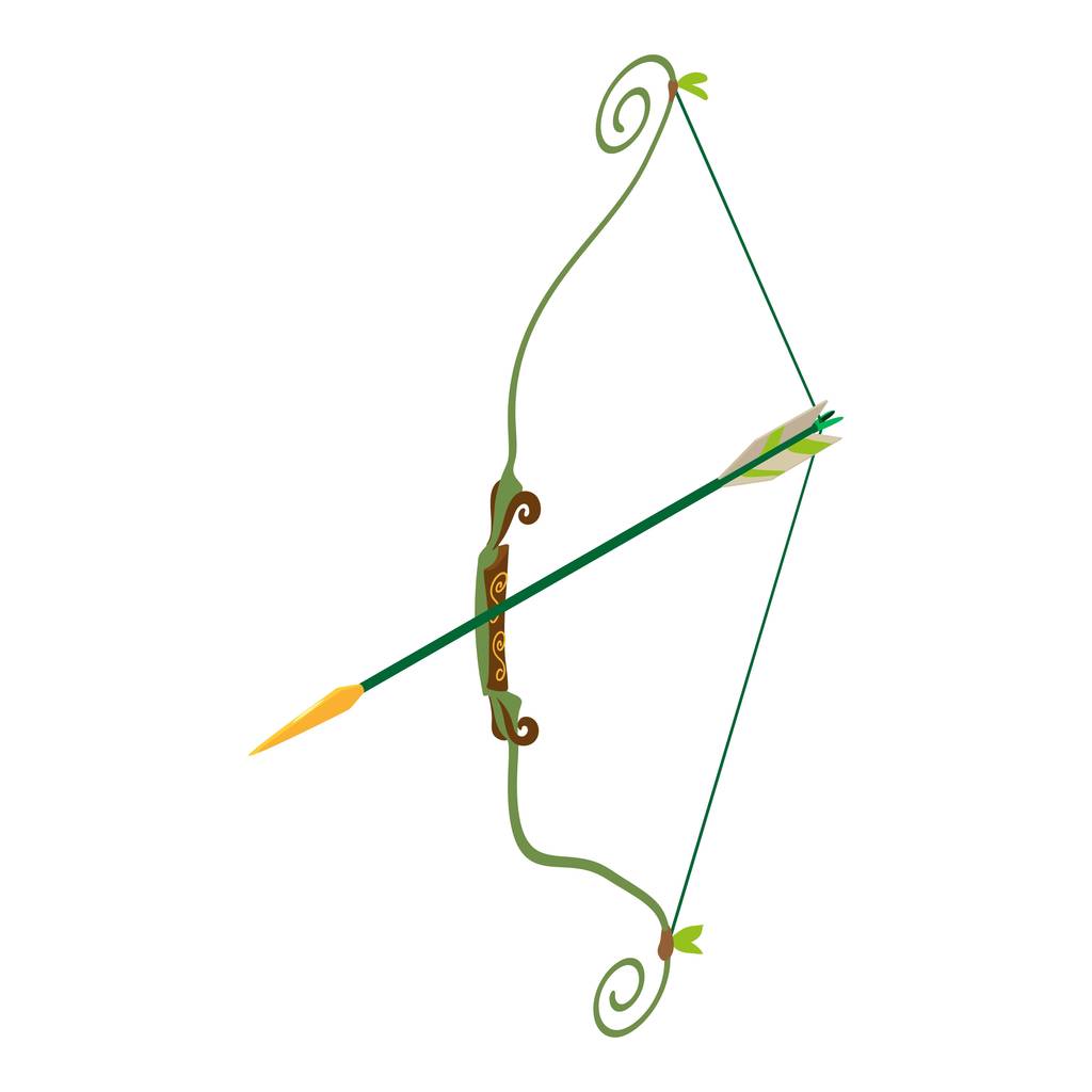 Icono de arco, estilo isométrico
 - Vector, Imagen