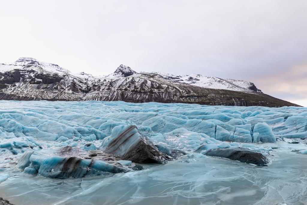 Svinafellsjokull 氷河 - 写真・画像