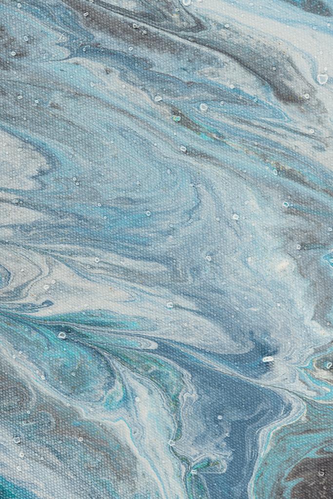 fondo abstracto con pintura acrílica azul claro y gris
   - Foto, imagen