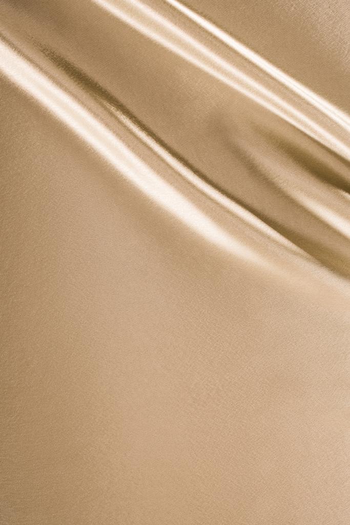 χρυσό γυαλιστερό ύφασμα σατέν φόντο - Φωτογραφία, εικόνα