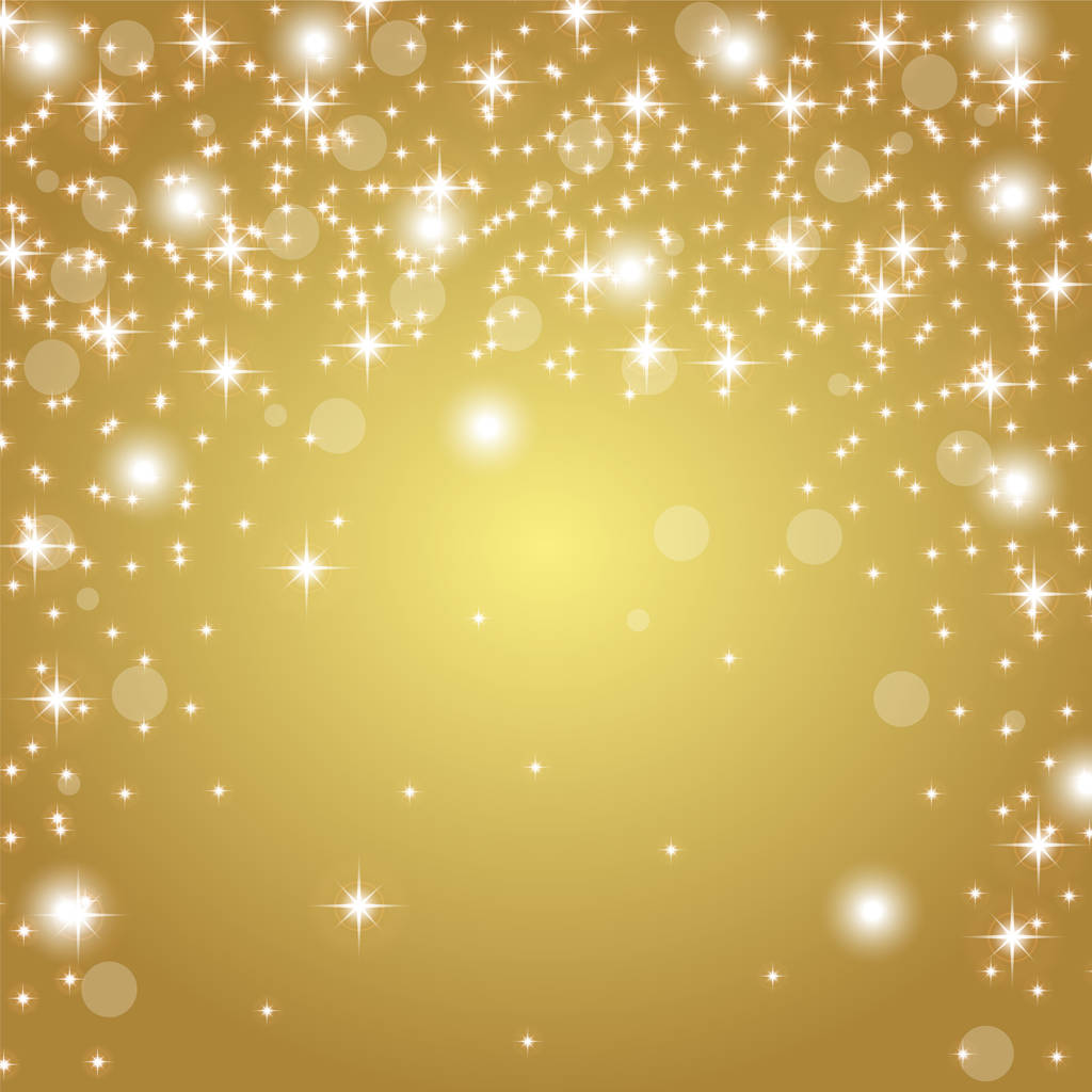 золотой фон с блестками
 - Вектор,изображение