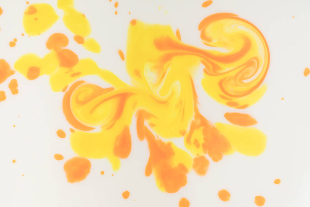 abstraktní textura s žluté a oranžové skvrny - Fotografie, Obrázek