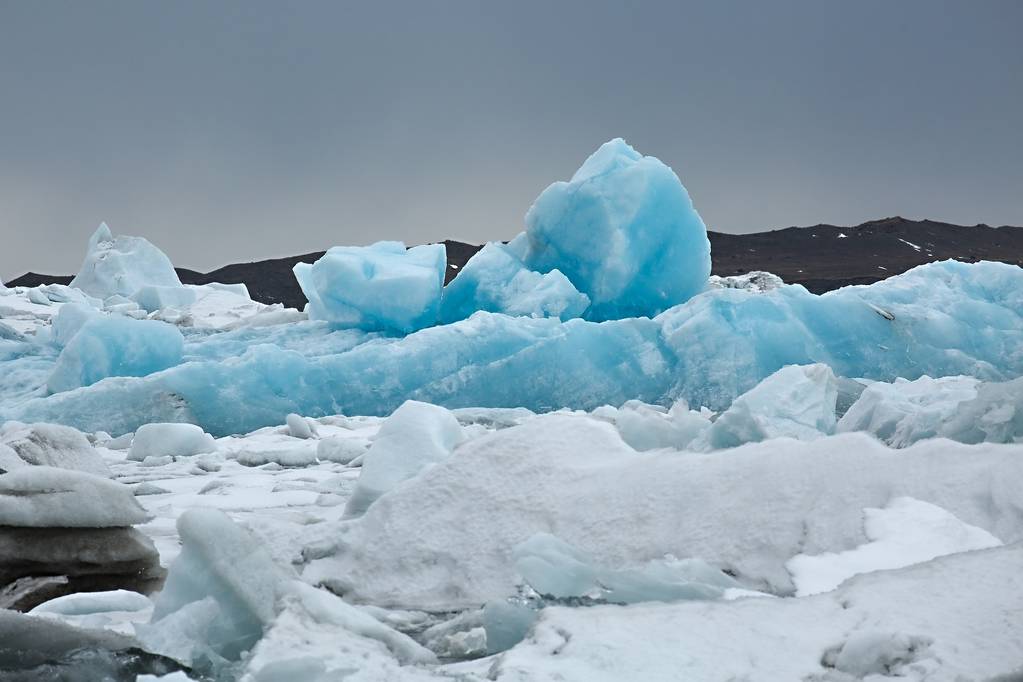 Lago glacial en Islandia - Foto, imagen