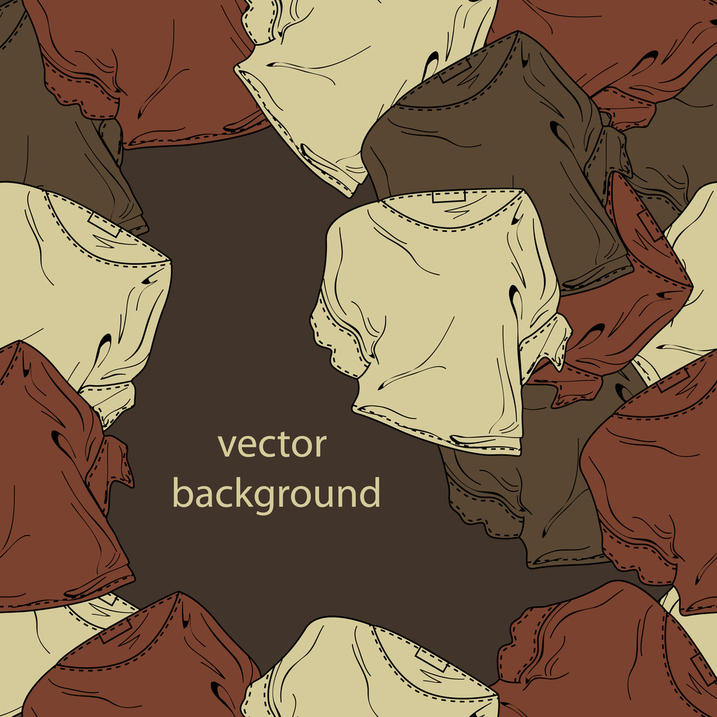 Vector background with blouses. - Vector, Image