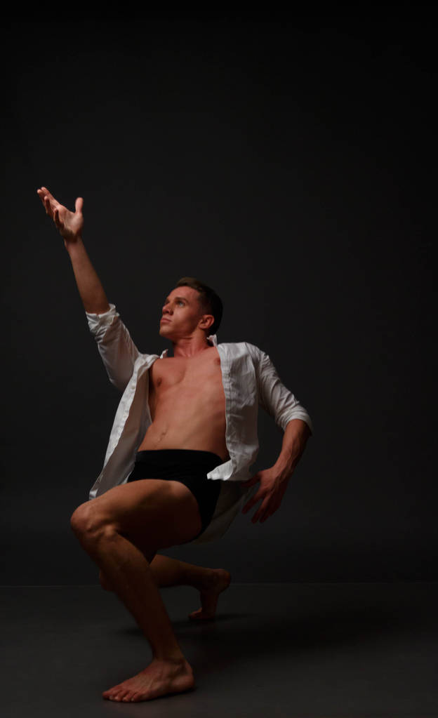 Muž, tance, sportu, koncepce, balet - Fotografie, Obrázek
