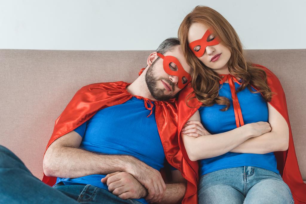 Tired superheroes - Photo, Image