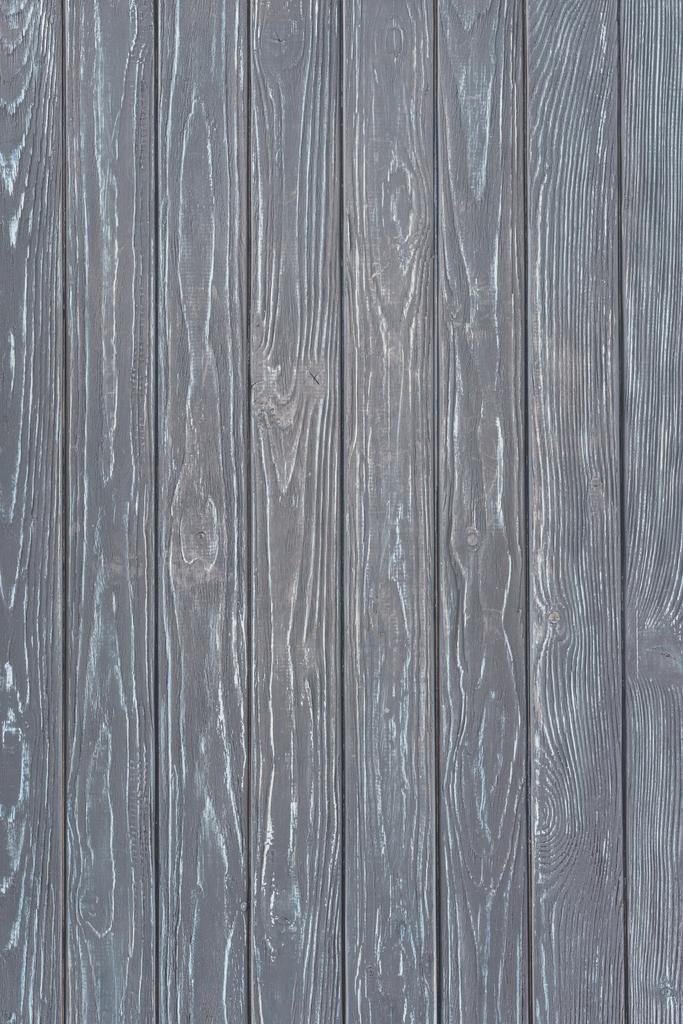 Wooden fence planks background painted in grey - Photo, Image