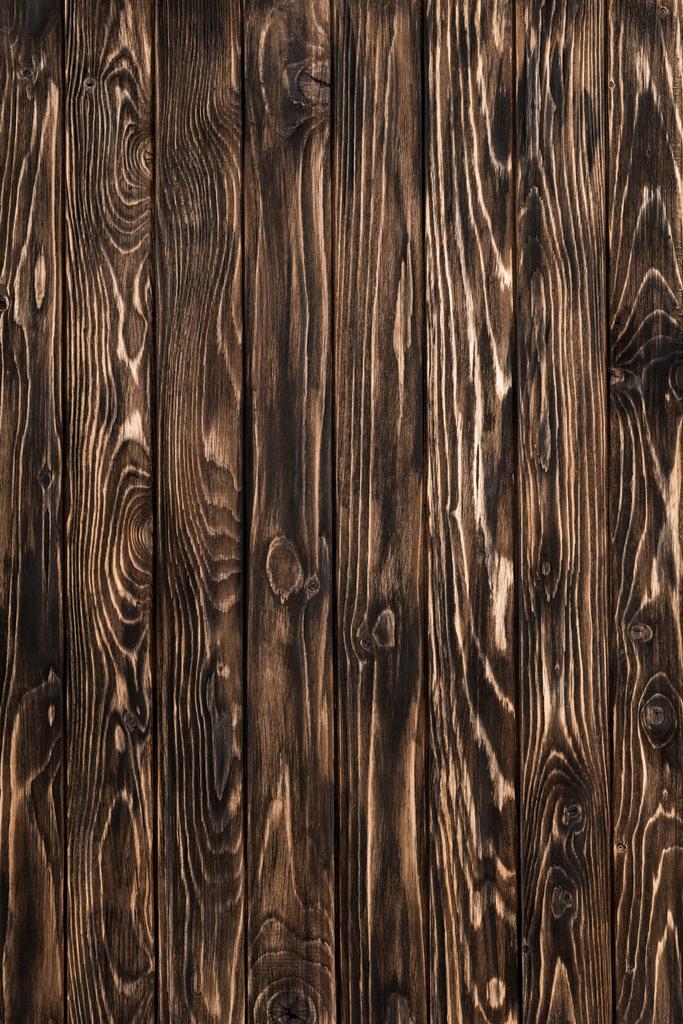 Rough background of detailed brown wooden planks surface - Photo, Image