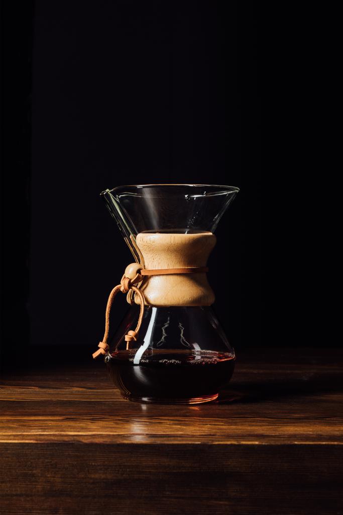 Вид спереду на шамекс з альтернативною кавою
  - Фото, зображення