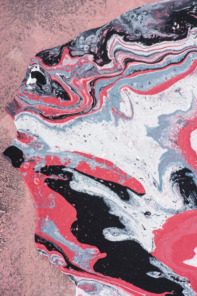 Абстрактний фон з сірою і рожевою акриловою фарбою
 - Фото, зображення