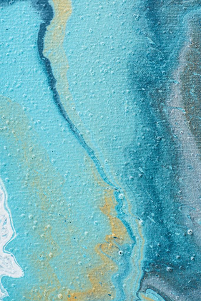 Abstrakcja Niebieski Lekka konsystencja Malarstwo akrylowe   - Zdjęcie, obraz