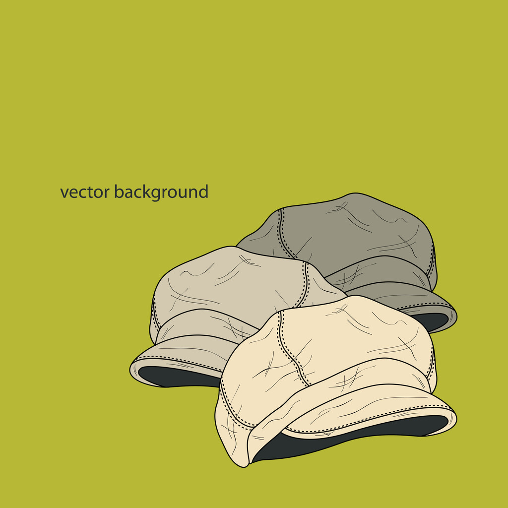 Fondo vectorial con sombreros
. - Vector, imagen