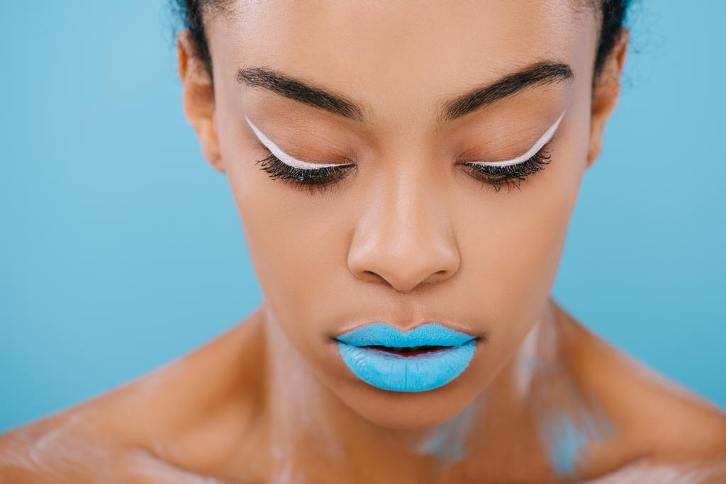 Mavi dudaklar - Fotoğraf, Görsel