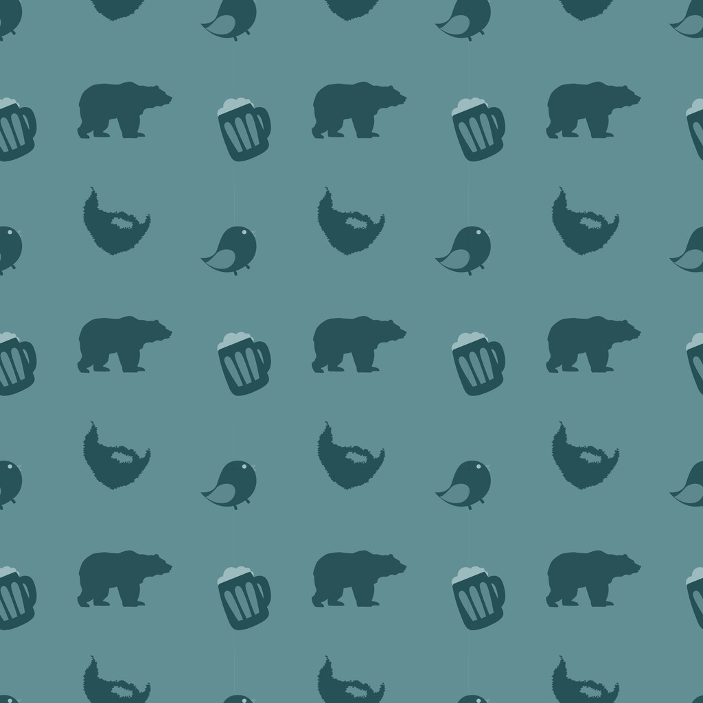 Des ours et de la bière. Illustration vectorielle
 - Vecteur, image