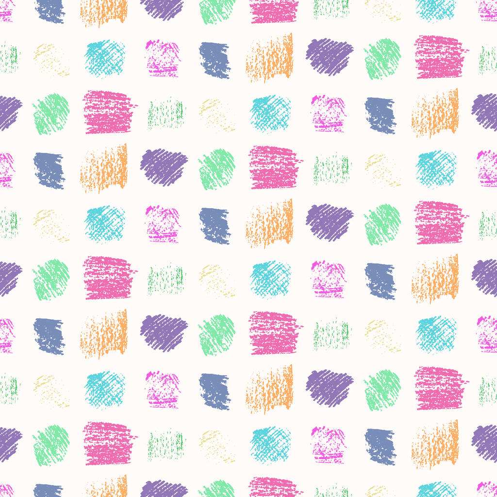 hellen Pastellfarben Grunge Quadrate Muster - Vektor, Bild