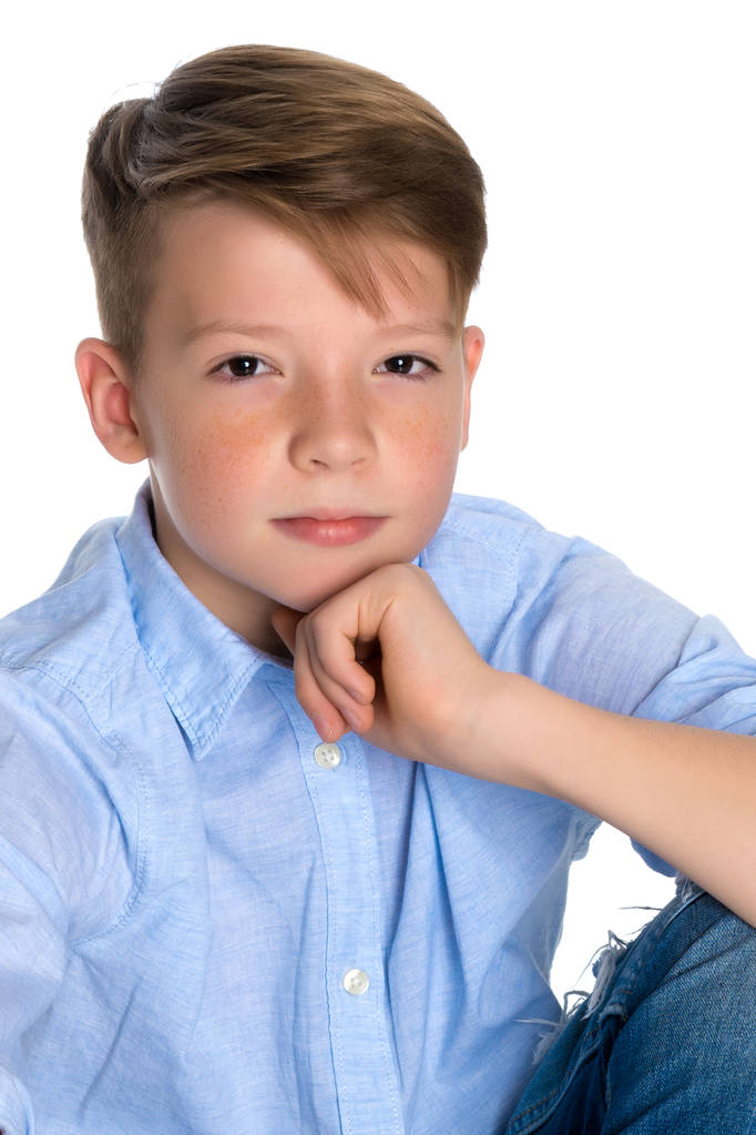 Chlapec dospívající close-up - Fotografie, Obrázek