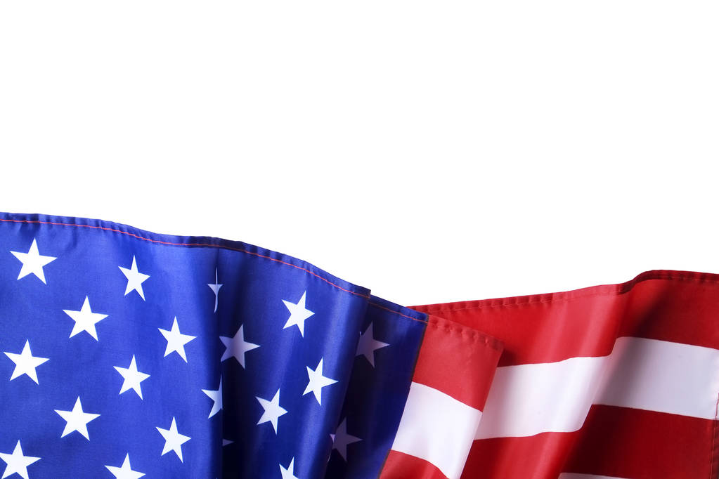 Bandera de fondo de los Estados Unidos de América para la celebración nacional de los días festivos federales y el día del luto. USA simbolics
. - Foto, imagen