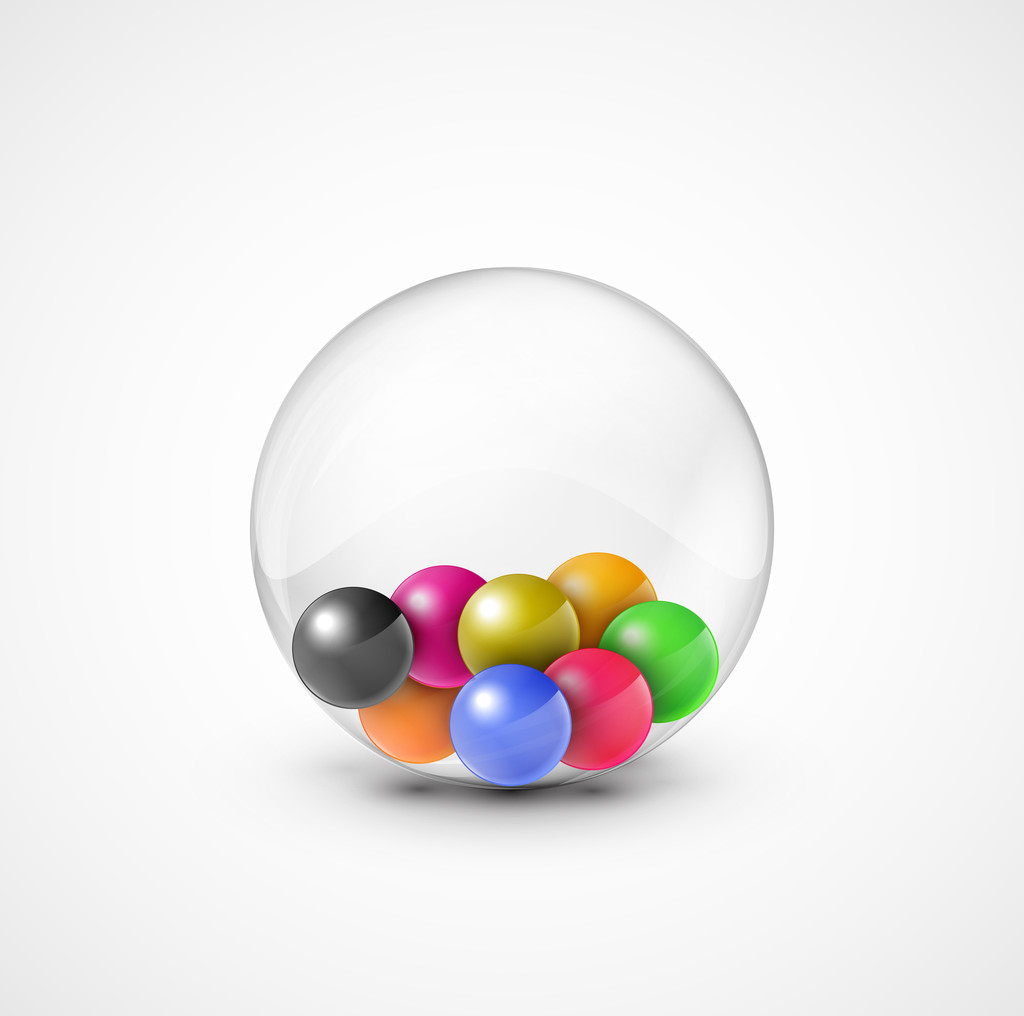 Colorful balls - Vector, Image