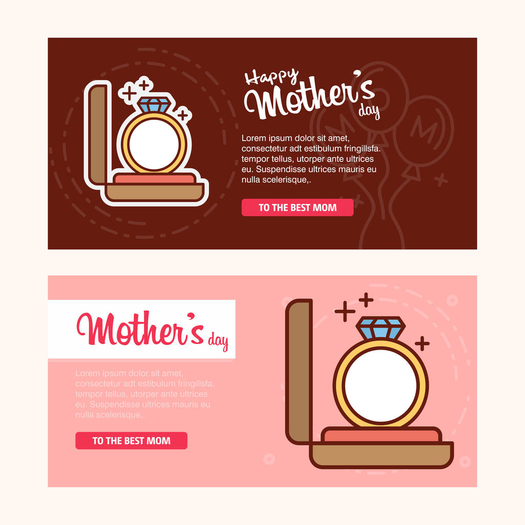 happy mother day design, vector illustration  - Vector, Image