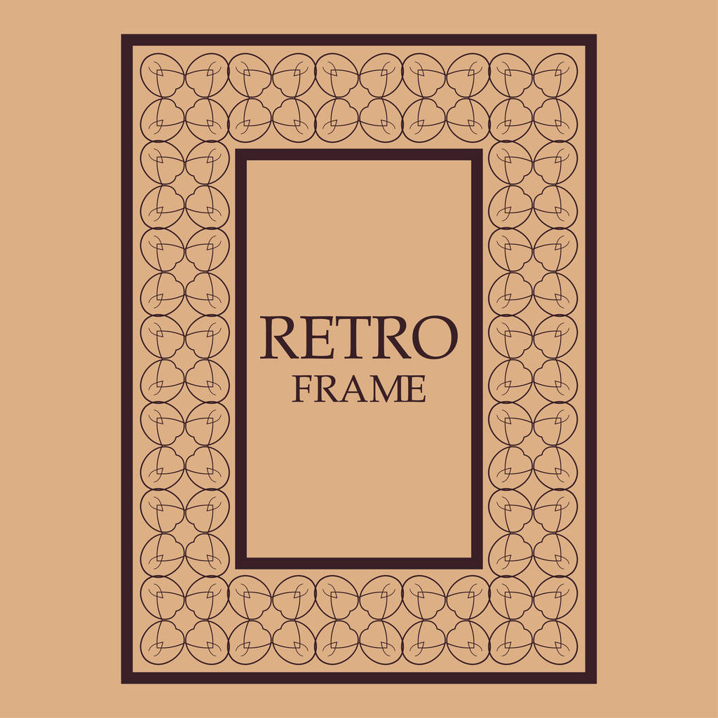 marco ornamental vintage
 - Vector, Imagen