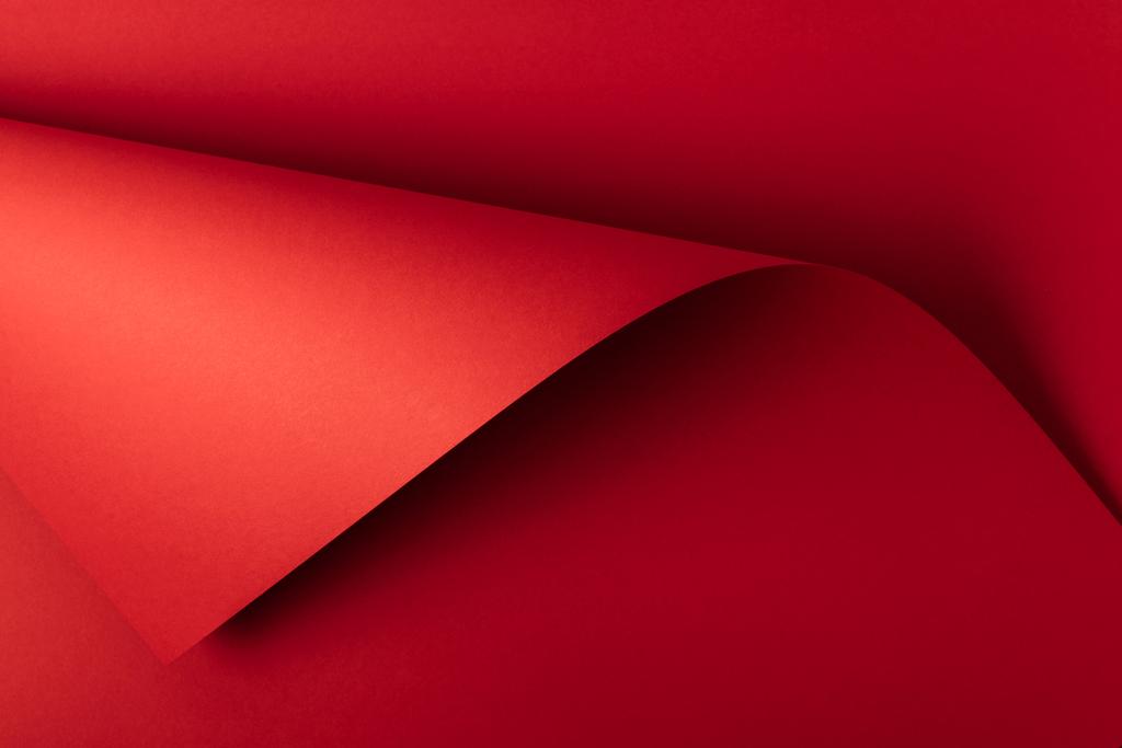 φωτεινό κόκκινο διακοσμητικό χαρτί υπόβαθρο   - Φωτογραφία, εικόνα