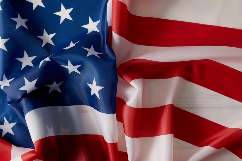 full frame beeld van Verenigde Staten vlag achtergrond  - Foto, afbeelding
