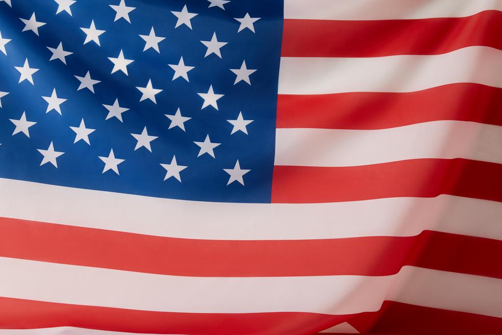 Amerika Birleşik Devletleri bayrağı tam kare görüntü  - Fotoğraf, Görsel