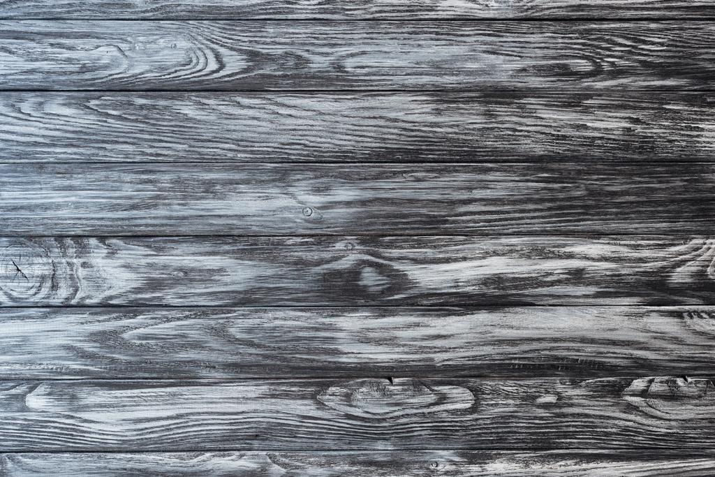vista superior de fondo de madera gris en blanco con tablones horizontales
 - Foto, imagen