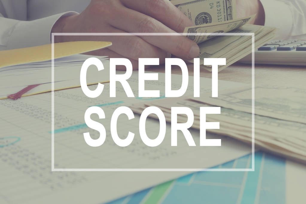 Credit score concept. Manager is working. - Photo, Image