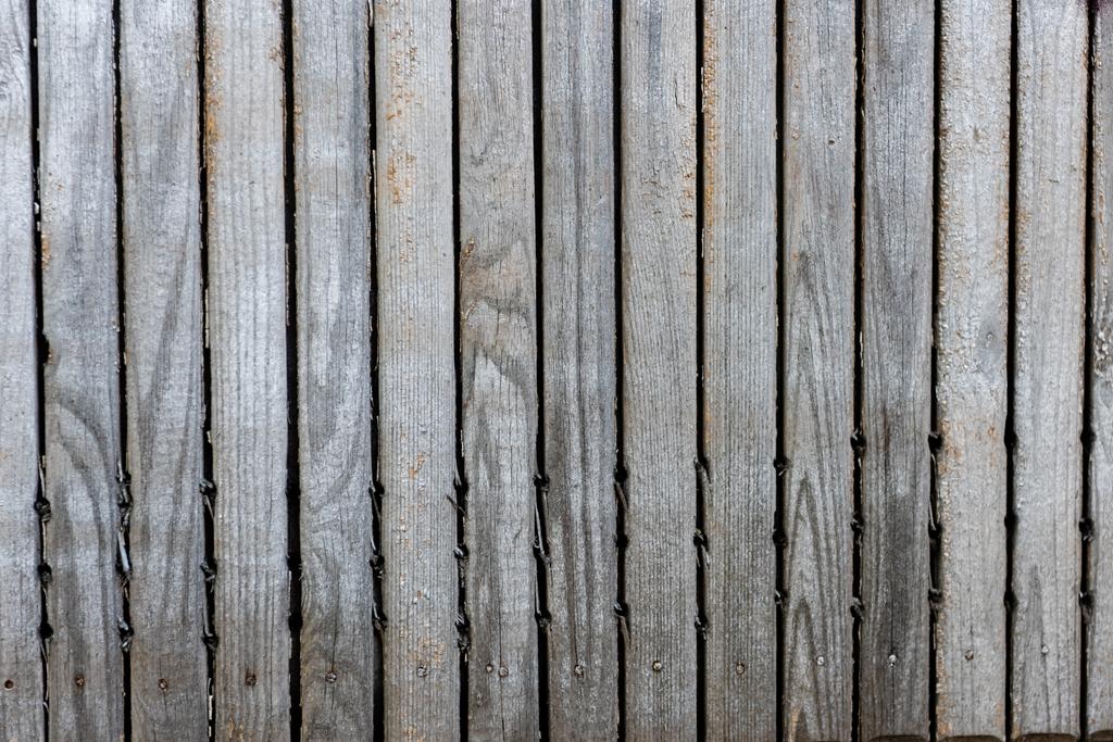 Vieux fond de clôture en bois gris - Photo, image
