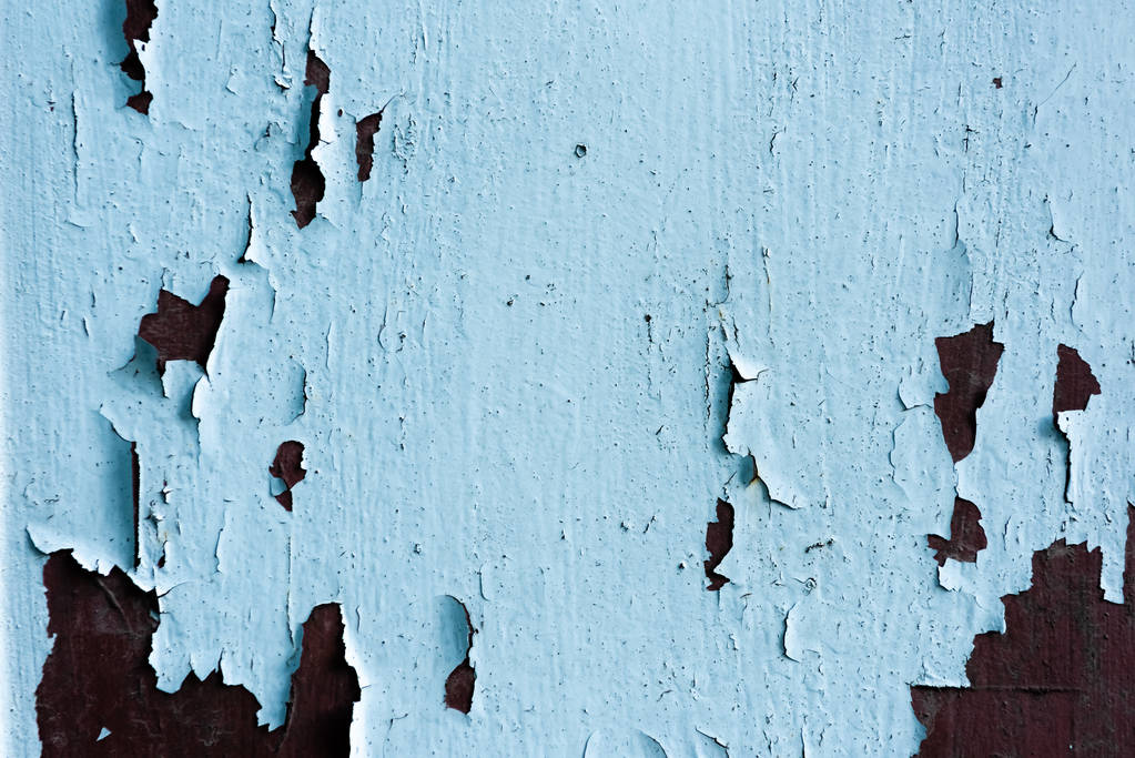 vista ravvicinata del vecchio sfondo in legno blu graffiato
  - Foto, immagini