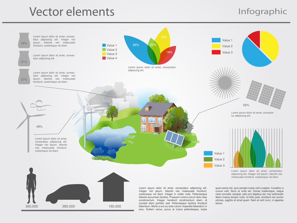Vector infographic elements. Vector illustration.  - Vector, Image
