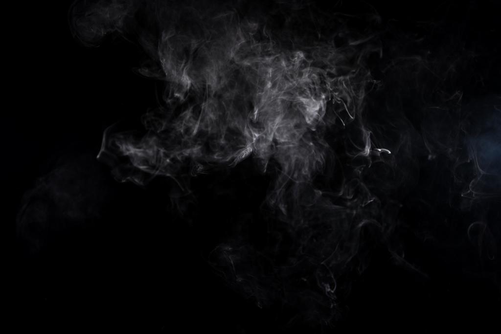 fundo abstrato com vapor cinza em preto
 - Foto, Imagem