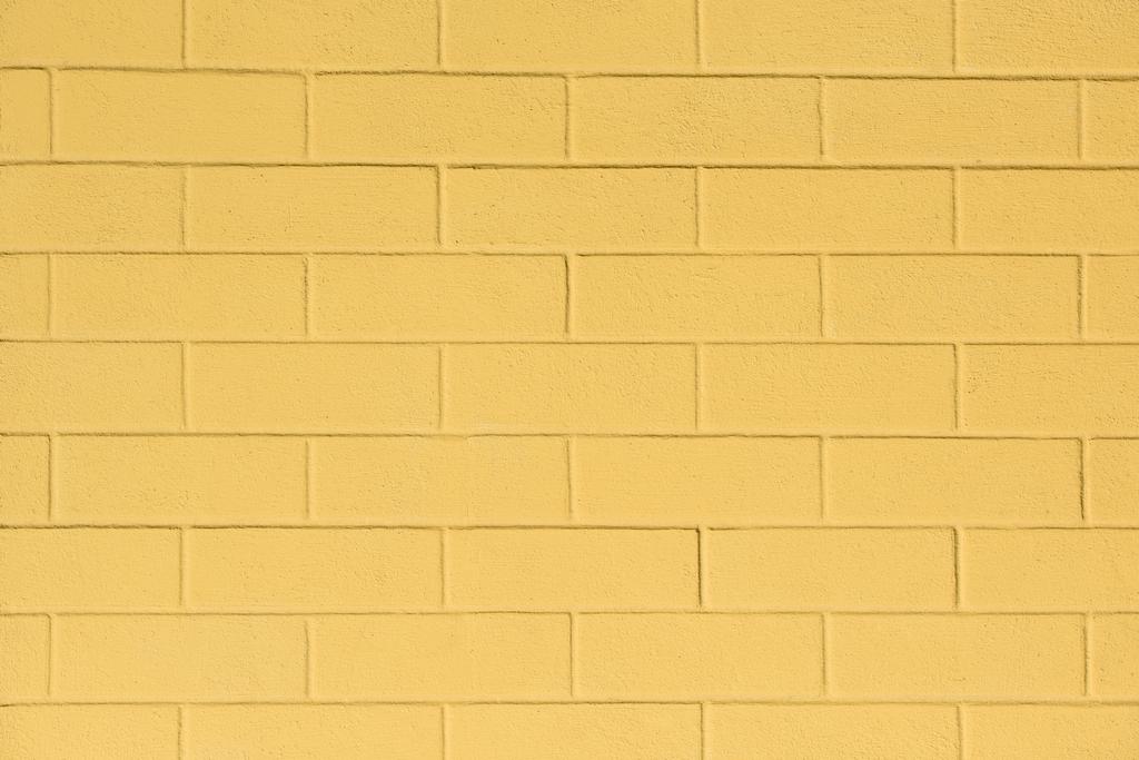 full frame image of painted yellow wall background  - Photo, Image