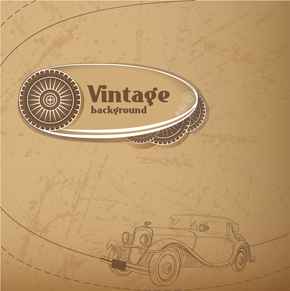 Vector vintage background. Vector illustration.  - Vector, Image
