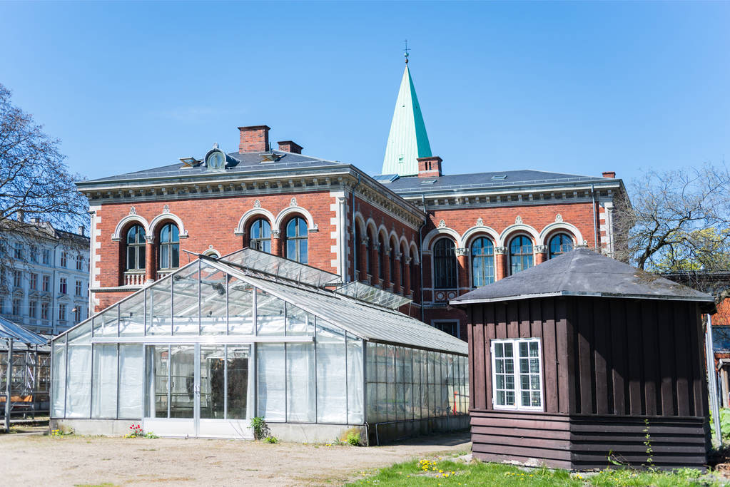 温室効果やコペンハーゲン、デンマークの植物園の建物 - 写真・画像