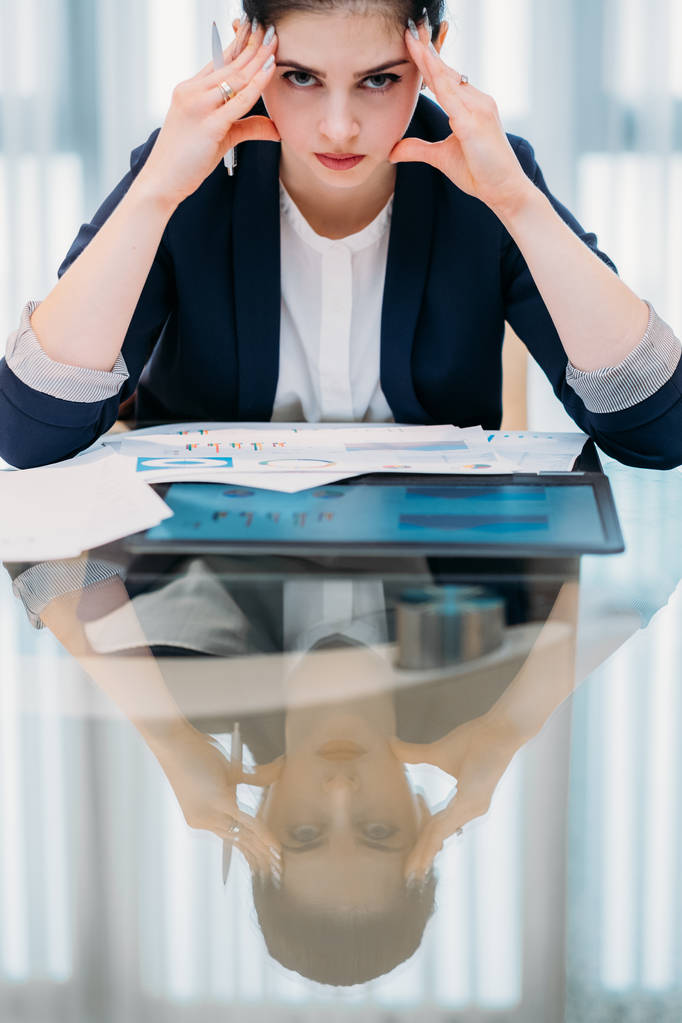business paperwork overload stress career pressure - Photo, Image
