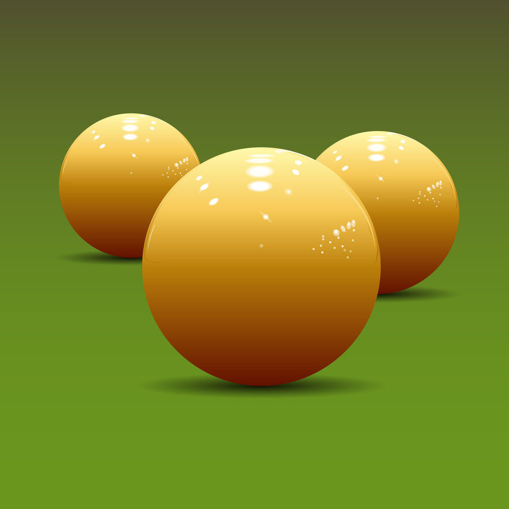 bolas de billar en una mesa de billar.Vector Ilustración
 - Vector, imagen