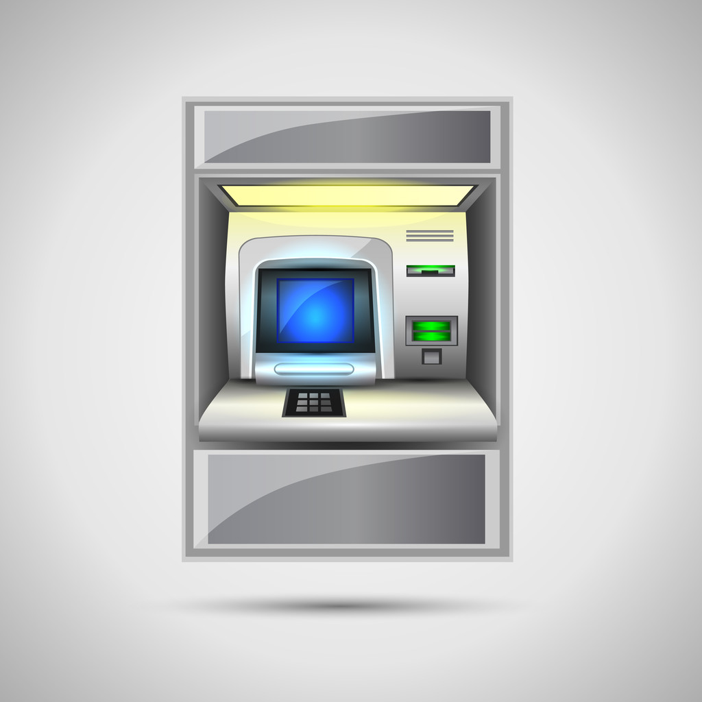 ATM vector illustration, vector design - Vector, Image