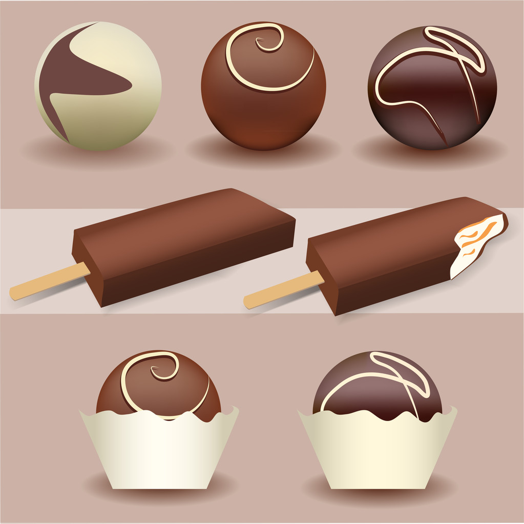 Пакет мороженого, векторный дизайн
 - Вектор,изображение