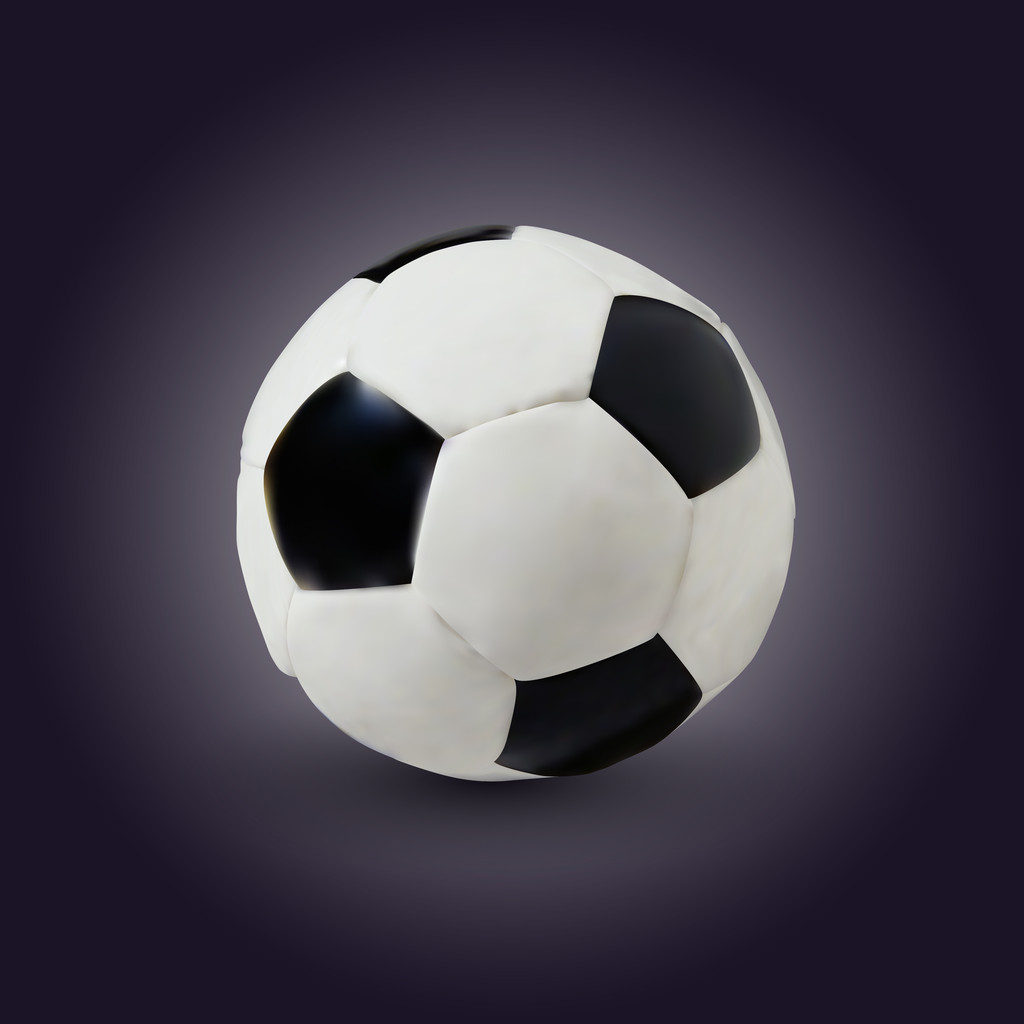 Векторный футбольный мяч
 - Вектор,изображение