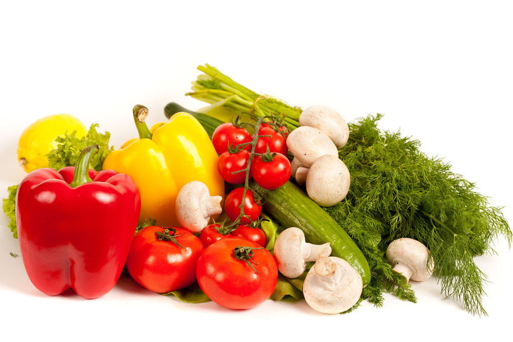Ramo de verduras frescas
 - Foto, imagen