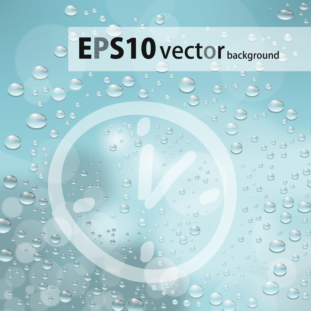 Gota de agua - Vector, imagen