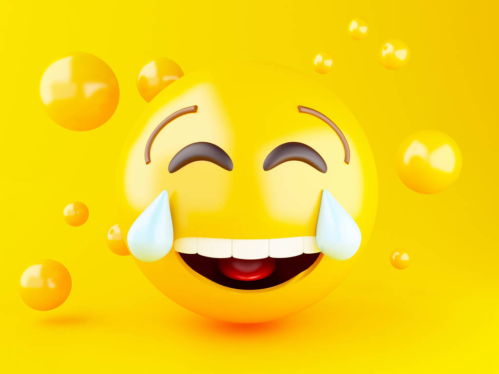 Illustration 3D. icônes Emoji avec des expressions faciales. Concept de médias sociaux
. - Photo, image