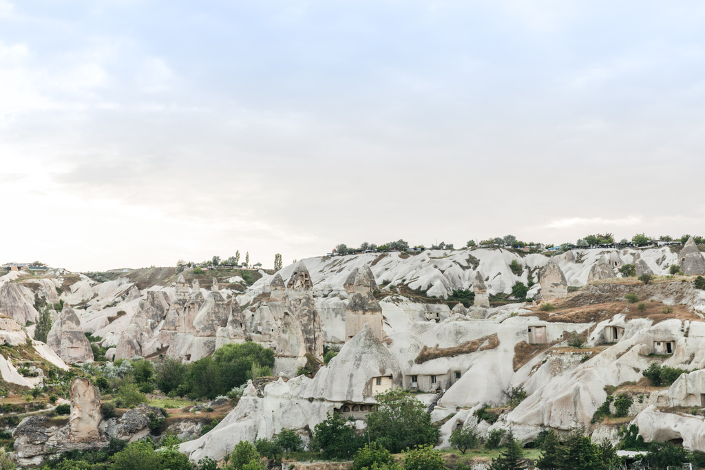 gyönyörű táj, a híres Göreme nemzeti park, cappadocia, Törökország - Fotó, kép