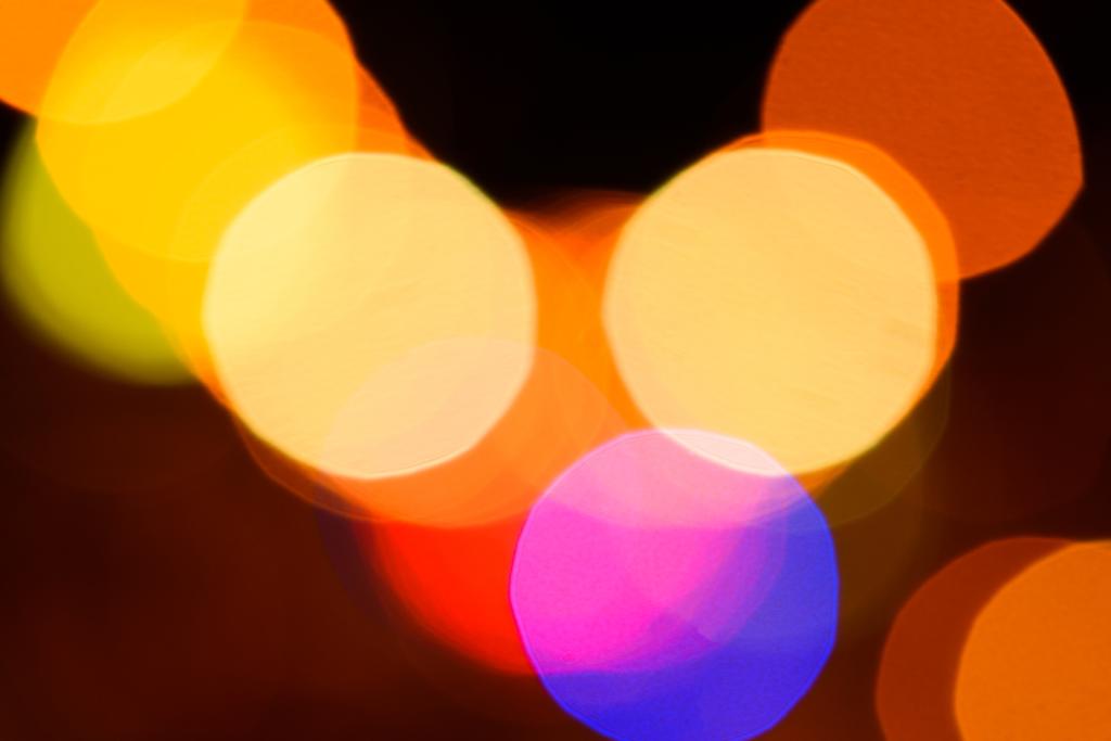 vista da vicino di luci colorate bokeh come sfondo
 - Foto, immagini